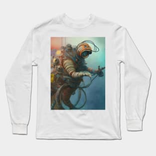 Water Bear Goes to Space Long Sleeve T-Shirt